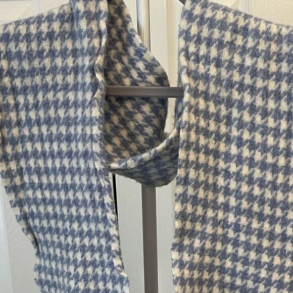 Cristina Chiti Plaid Wool Scarf made in Italy - Picture 7 of 7
